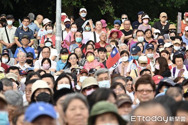 ▲▼ 北北基反惡罷團結大會。（圖／記者李毓康攝）