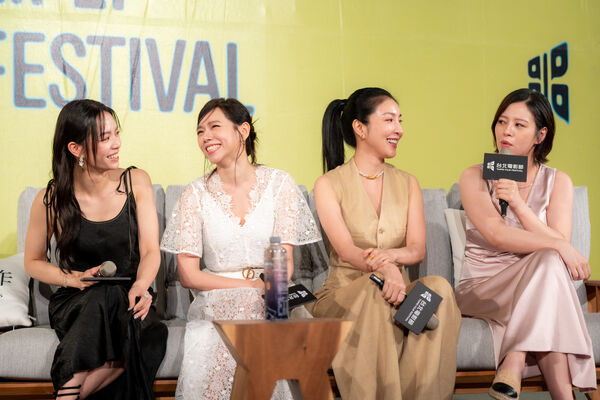 ▲▼劉品言、宋芸樺、夏于喬、楊謹華，出席北影講堂「INSIDE OUT：那些角色教我的事」。（圖／台北電影節提供）