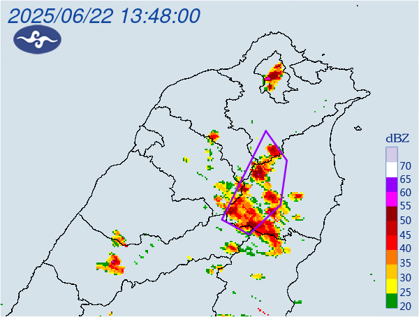 ▲▼大雷雨。（圖／氣象署）