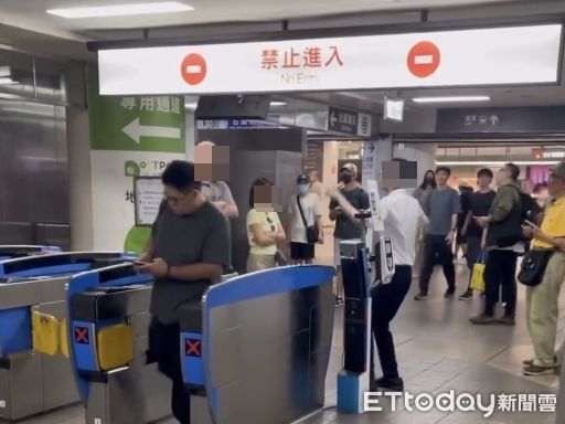 ▲▼台鐵台北站21日下午發生站務員與旅客衝突。（圖／網友jrbentotw授權）