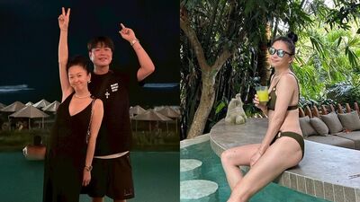六月峇里島解放比基尼! 李易下廚她甜誇放閃:好手藝