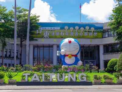 台東打造哆啦A夢6打卡點、彩繪列車