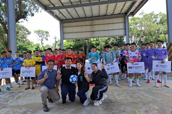 ▲2025台越盃越南同鄉足球賽桃園熱力開踢