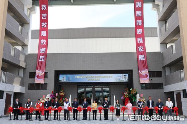 ▲消訓中心第二期工程落成啟用，歡度消防署30周年署慶。（圖／南投縣政府提供）