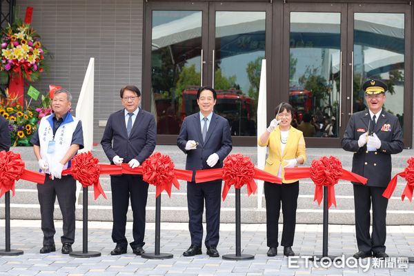▲消訓中心第二期工程落成啟用，歡度消防署30周年署慶。（圖／南投縣政府提供）