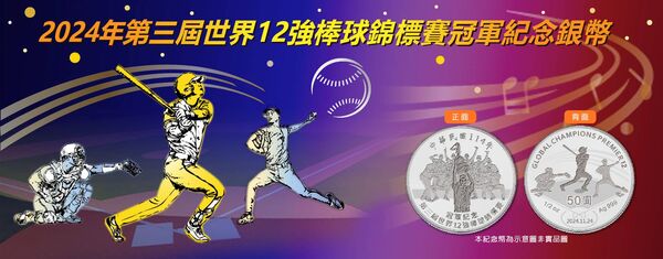 ▲▼12強紀念幣樣幣。（圖／翻攝台銀）