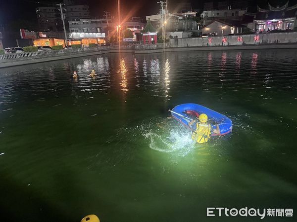 ▲桃園市楊梅區發生落水事件，1男送醫宣告不治。（圖／記者楊熾興翻攝，下同）