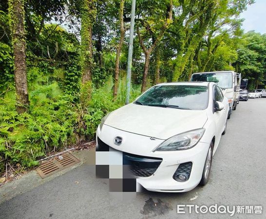 ▲▼宜蘭分署拍賣交通欠款大戶馬自達（2013年、拍色、附鑰匙一把）車輛照片。（圖／記者郭世賢翻攝）