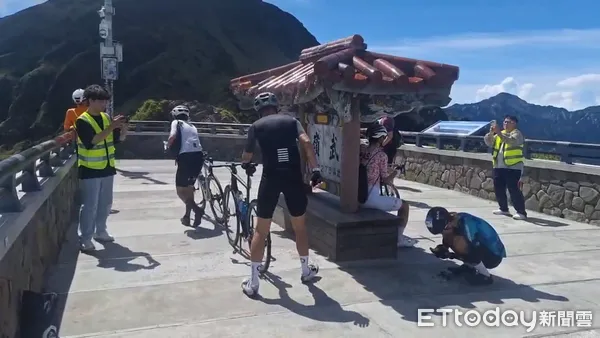 ▲桃園市鐵人運動協會舉辦「崇越盃」武嶺自行車挑戰賽，參賽人數約1600人。（圖／記者高堂堯翻攝）