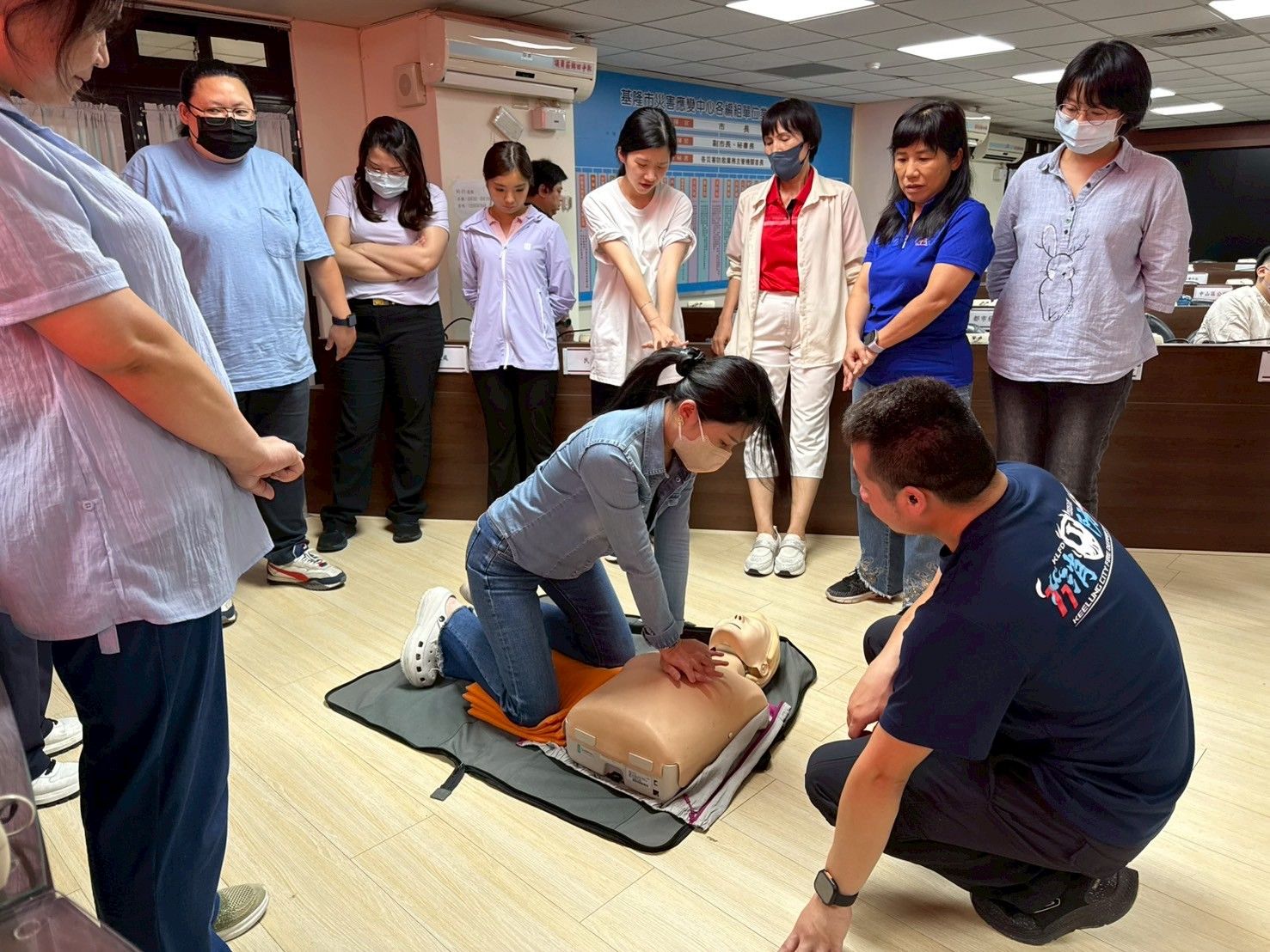 ▲防災士成社區守護者 基隆累計900人受訓。（圖／記者郭世賢翻攝）