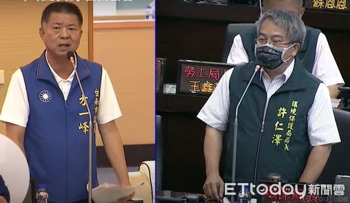 ▲台南市議員林美燕於議會發言，為義消權益與匹克球場地發聲，痛批市府資源分配失衡。（記者林東良攝）