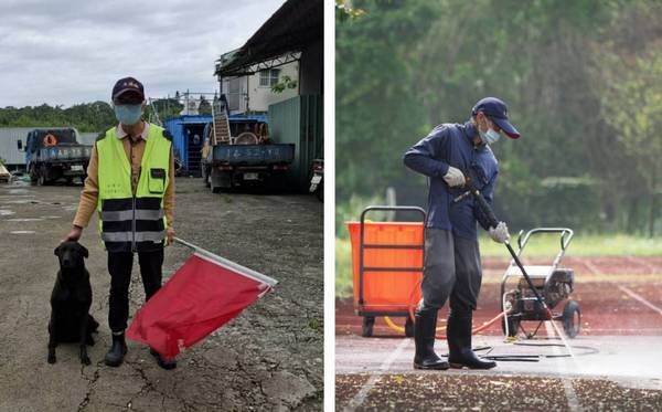 ▲默默守護校園和孩子桃園瑞祥國小警衛宋德鎬獲敬重