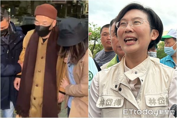 ▲▼通法寺釋煌智；林岱樺。（圖／記者陳宏瑞翻攝，記者賴文萱攝）