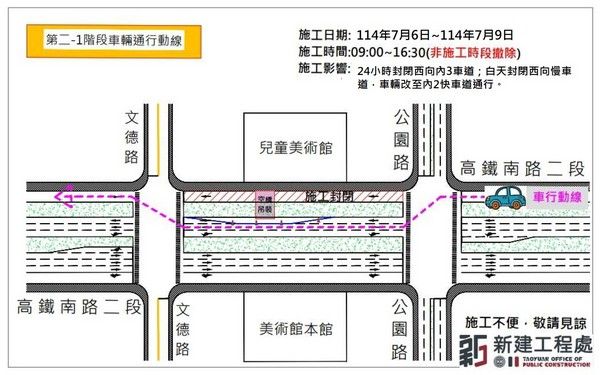▲桃園市立美術館人行空橋吊裝