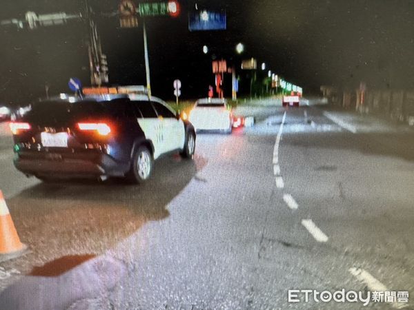 ▲屏東市建國路與大溪路交通事故。（圖／記者陳崑福翻攝）