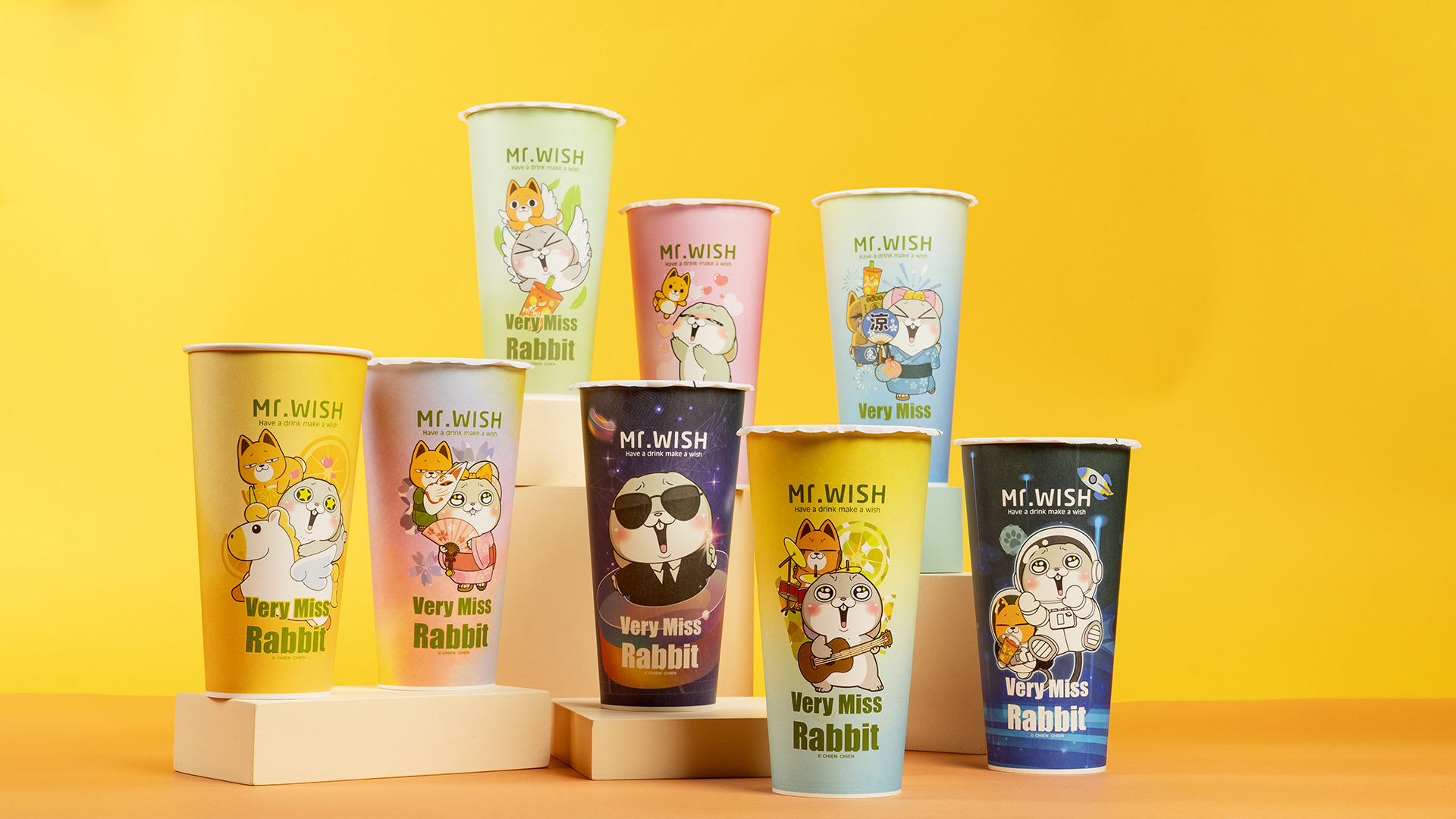 ▲▼Mr. Wish,LINE人氣貼圖,清爽。（圖／Mr. Wish提供）