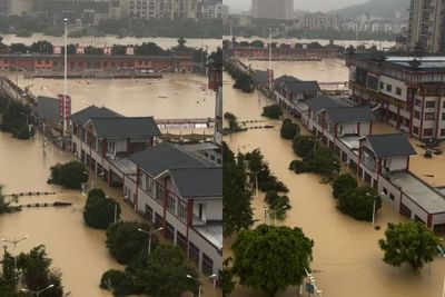 貴州榕江「全城拉警報」　才清淤洪水又來！