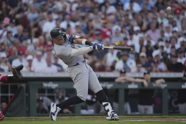 ▲賈吉（Aaron Judge）賽季第28轟出爐。（圖／達志影像／美聯社）