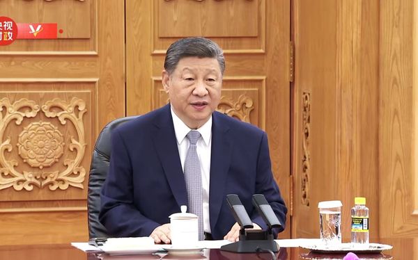 ▲▼ 新加坡總理黃循財訪華,習近平,李強,會見,北京            。（圖／翻攝 央視、新華社）