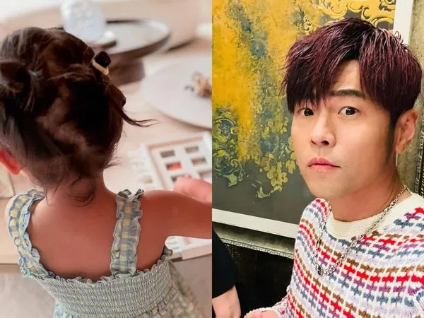 ▲▼周杰倫曬3歲愛女萌照！Jacinda「綁小髮髻」。（圖／翻攝自IG）