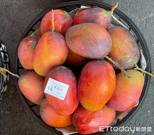 ▲台南市農業局呼籲民眾選購玉井芒果時認明「安心標章」，買得安心、吃得放心。（記者林東良翻攝，下同）