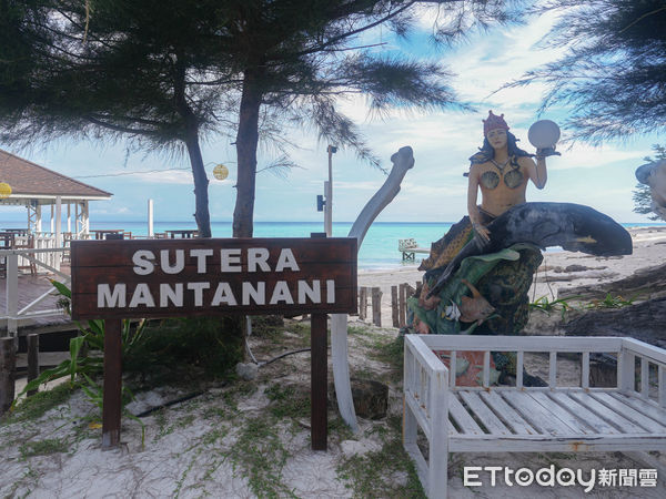 ▲馬來西亞沙巴,曼塔那尼島（Mantanani Island）又稱「美人魚島」,沙巴州旅遊,沙巴旅遊, Sutera@Mantanani。（圖／記者彭懷玉攝）