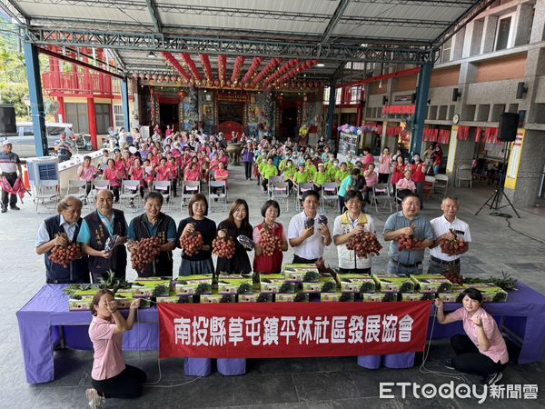 ▲草屯鎮平林社區日前舉辦一年一度的「葡荔節」活動。（圖／南投縣政府提供）