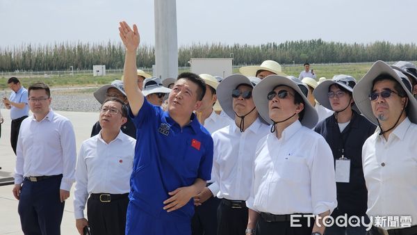 ▲▼馬英九參訪酒泉衛星發射中心。（圖／記者陳冠宇攝）
