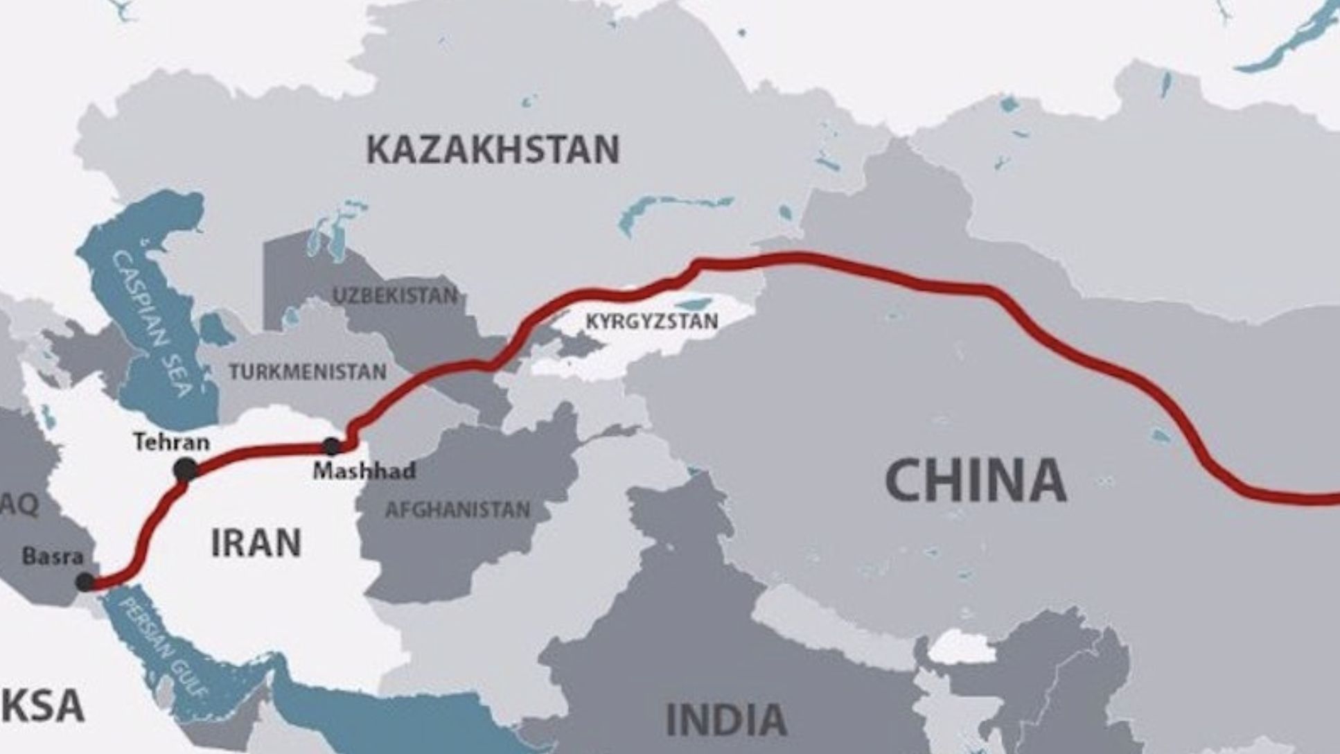 ▲中伊鐵路。（圖／翻攝伊朗官媒Press TV）