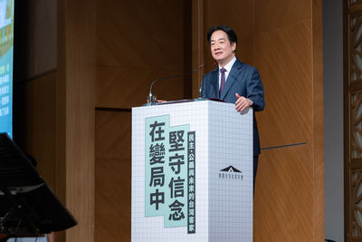 賴清德:藍白刪84億、凍899億國防預算 國際誤解台灣沒自衛決心