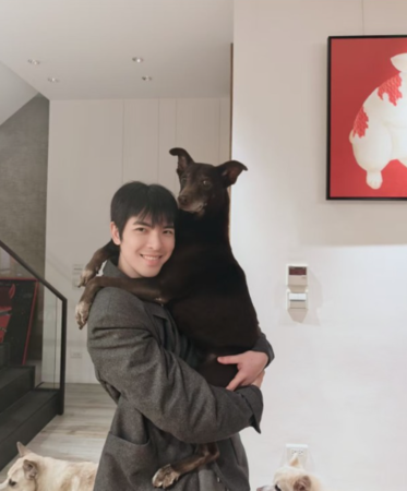 ▲蕭敬騰在社群悲傷透露愛犬離開的消息。（圖／翻攝自蕭敬騰Insatgram）