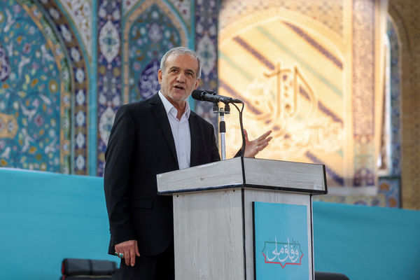 ▲▼伊朗總統裴澤斯基安（Masoud Pezeshkian）。（圖／路透社）