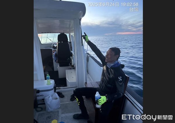 ▲▼海洋志工陳盡川獲救。（圖／記者陳洋攝）