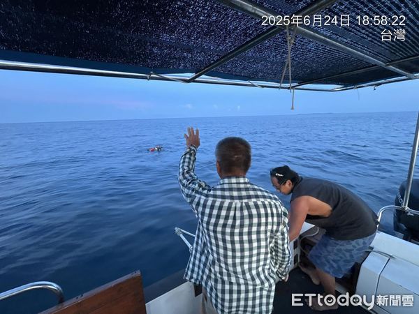 ▲▼海洋志工陳盡川獲救。（圖／記者陳洋攝）