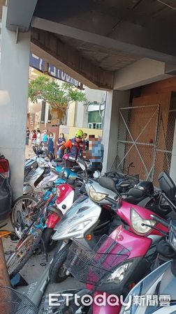 ▲成大林姓女職員去年開車離校時癲癇發作失控，衝撞造成1死3傷，台南地院日前判刑10月。（記者林東良翻攝，下同）