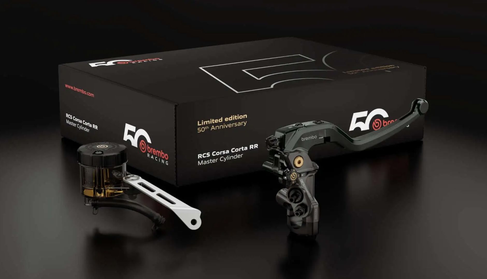 ▲Brembo 50周年RCS Corsa Corta直推總泵。（圖／翻攝自Brembo）