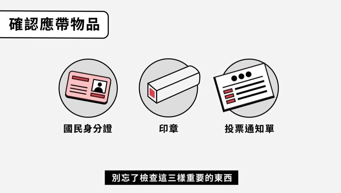 ▲▼中選會告知民眾罷免當天7大注意事項。（圖／中選會）