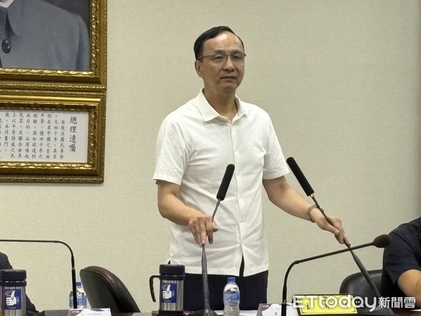 ▲▼國民黨主席朱立倫中常會致詞。（圖／記者鄭佩玟攝）