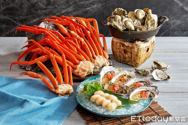 ▲夏天就是要大啖海鮮，敘日全日餐廳「暢夏啤酒美食節」7月3日登場。（圖／六福萬怡提供）