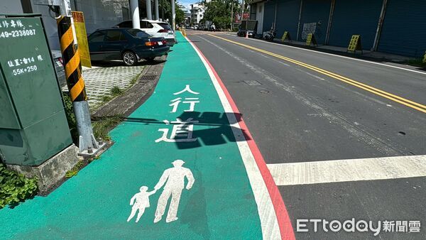 ▲埔里鎮公所逐年改善市區道路設施，打造友善行人環境。（圖／埔里鎮公所提供）