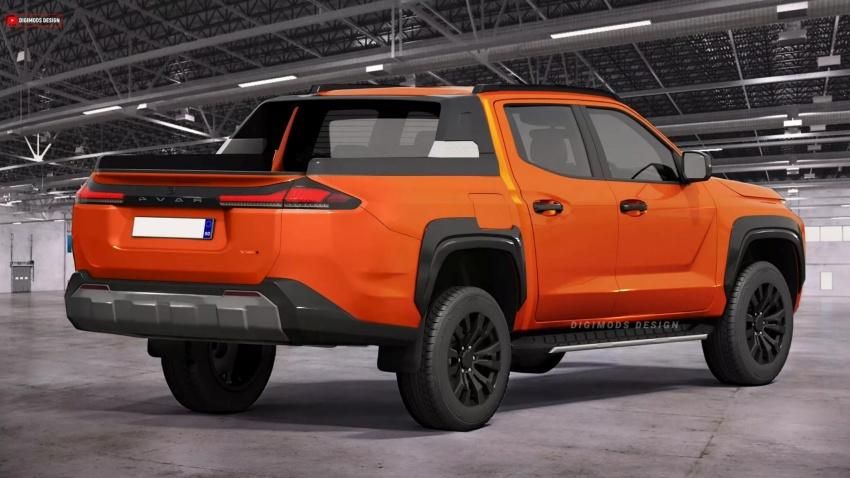 ▲TOYOTA海外高層評估推出全新入門皮卡，讓RAV4皮卡車引起不少遐想。（圖／翻攝自《Digimods Design》）
