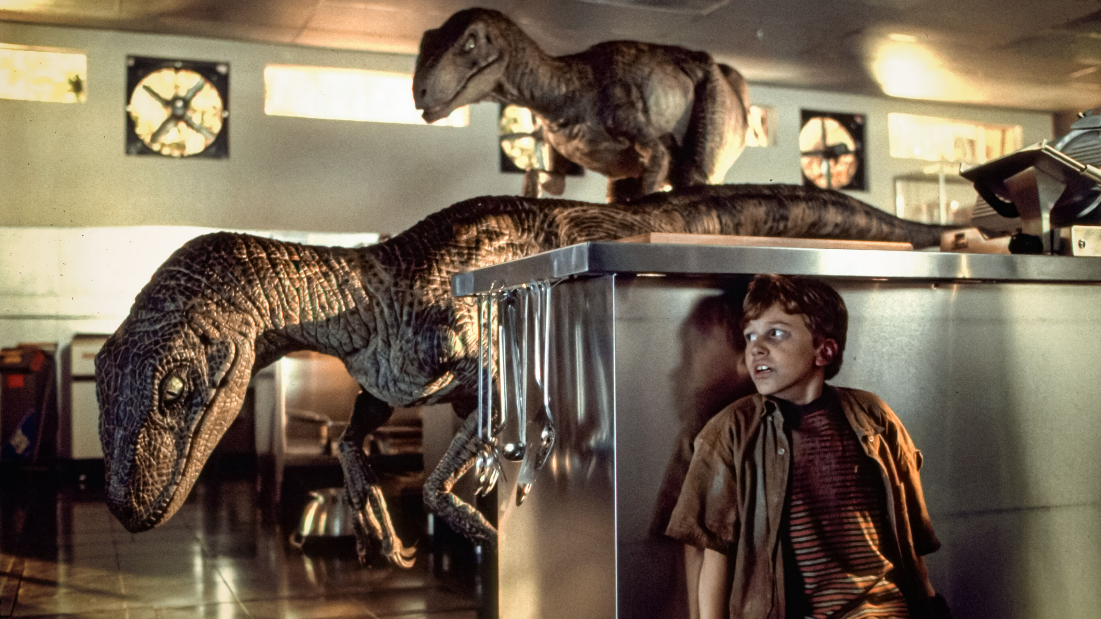 ▲ 《侏羅紀公園》山姆尼爾、蘿拉鄧恩、雅莉安娜理察斯、約瑟夫馬傑羅。（圖／杰德影音提供）