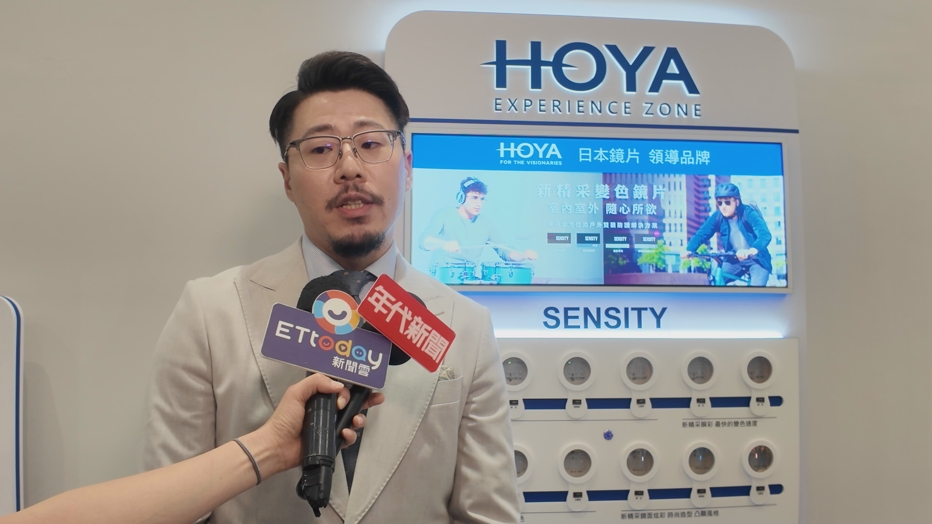 ▲▼HOYAx諾貝爾,多焦鏡片體驗館,諾美爾視光眼鏡管理處處長,楊凱名。（圖／記者姜國輝攝）