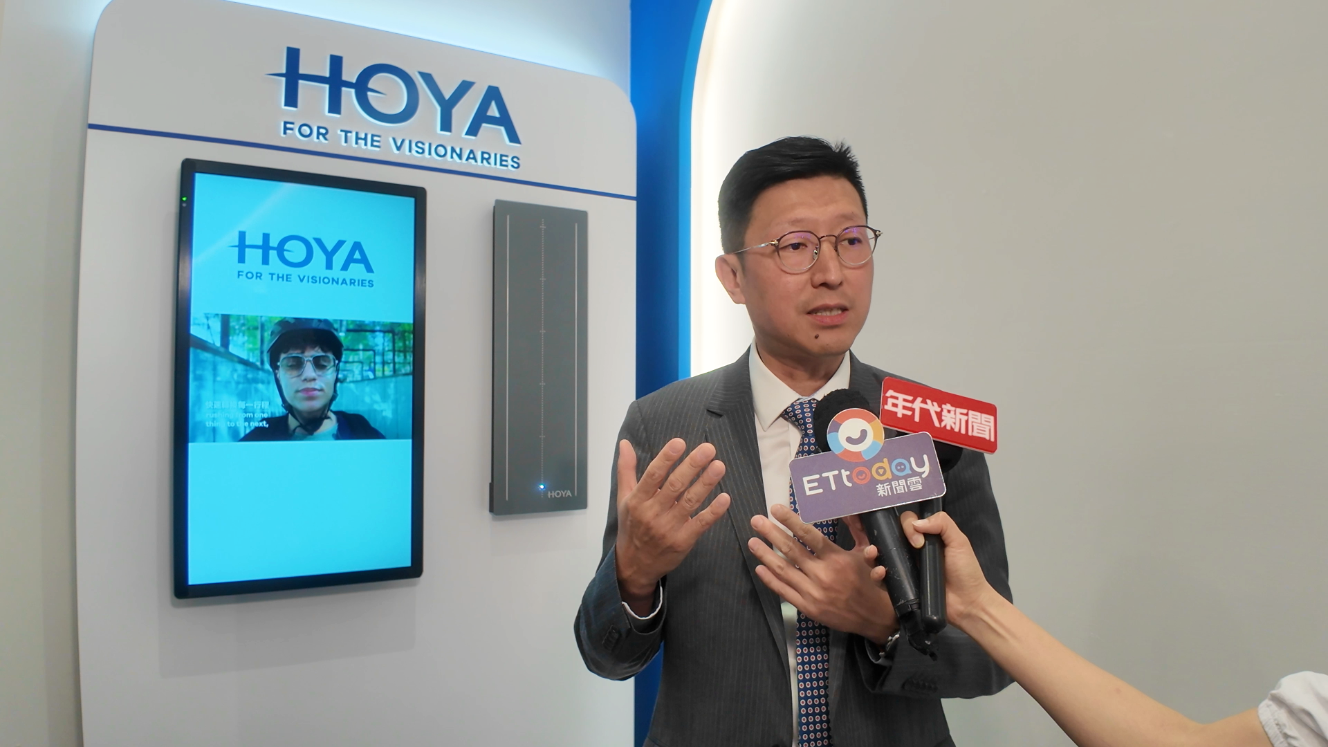 ▲▼HOYAx諾貝爾,多焦鏡片體驗館,HOYA台灣豪雅光學,總經理,關國強。（圖／記者姜國輝攝）