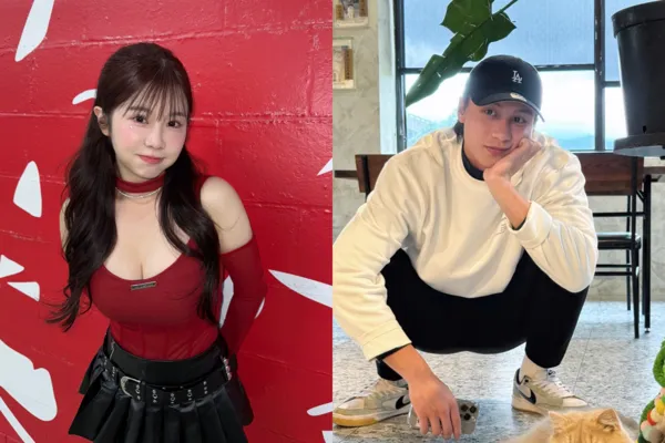 ▲▼「小龍女」賴可熱戀統一獅球員　親回約會細節。（圖／翻攝自Instagram／kawai_1023、jwwwww_w）