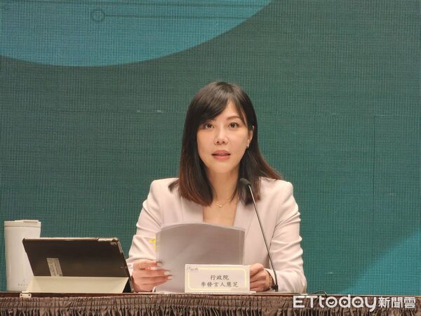▲▼發言人李慧芝出席行政院會記者會。（圖／記者陳家祥攝）