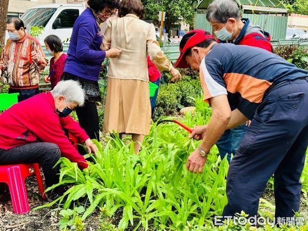 ▲▼花蓮縣總共10個示範點，廚餘產出之有機堆肥用於社區開心農場、綠美化環境及農作物施灑，成效良好。（圖／花蓮縣政府提供，下同）