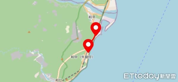 ▲蘇花公路和平路段施工，6 ／30至7 ／10 南下外側車道機動管制。（圖／記者王兆麟翻攝）