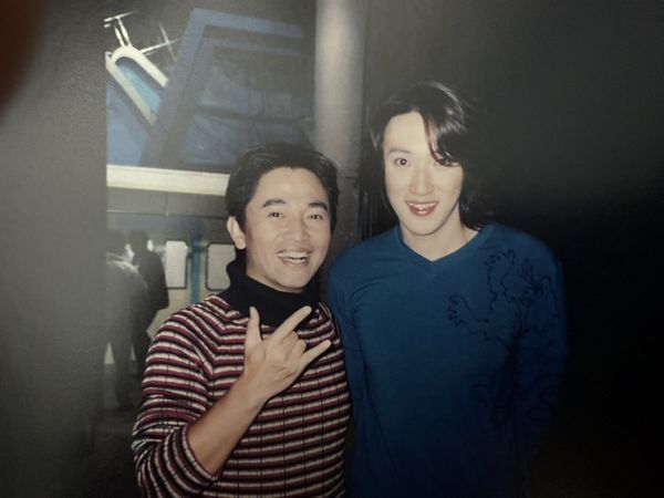 ▲錢毅與父親在廣州的合照。（圖／年代提供）