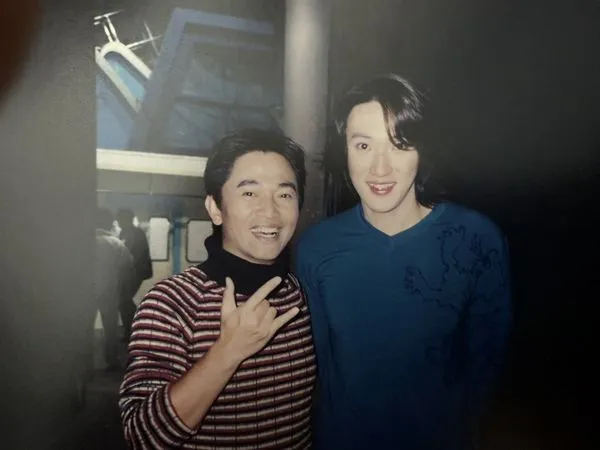 ▲錢毅與父親在廣州的合照。（圖／年代提供）